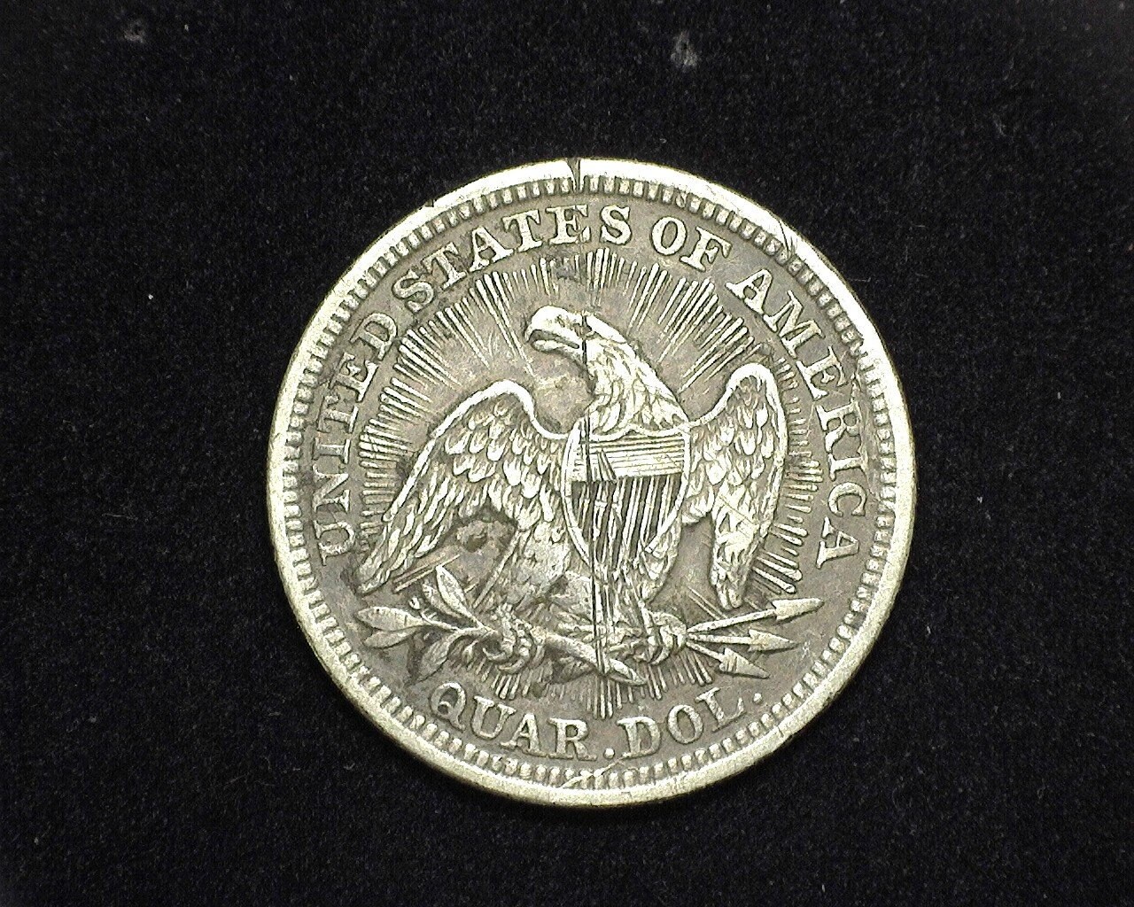 Us Coin With Rays Coins & Money hs&c 1853 Arrows Rays Liberty Seated Quarter VF US Coin ...