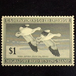 hs&c Scott #RW14 Mint XF LH US Stamp
