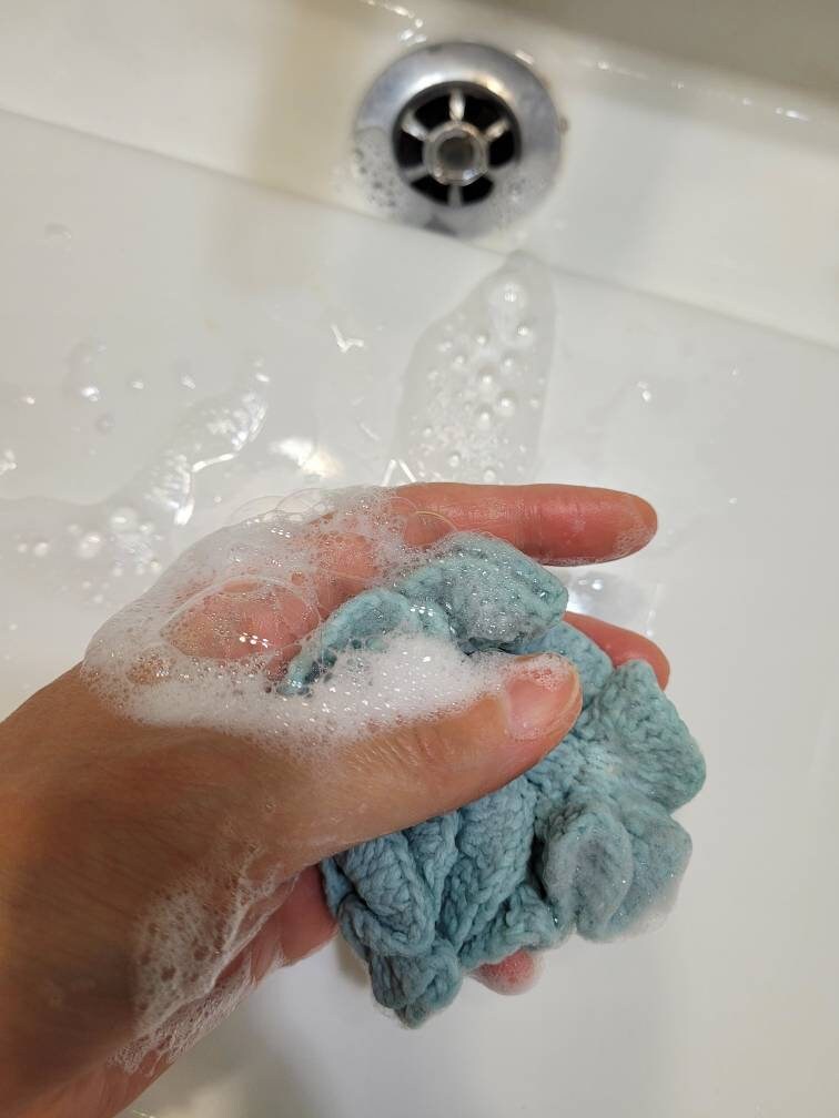 Shower Pouf Ecofriendly Shower Pouf Cotton Crochet Shower Etsy