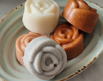 Mini Rose Soap  Guest Soap  Party favors   Travel soap Wedding favors Natural  Handmade soap Sample soap