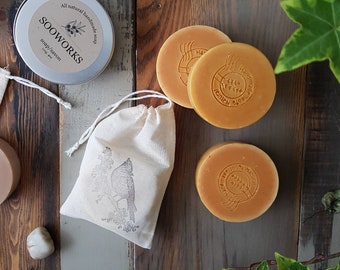 Turmeric Grapefruit Soap Bar: Handmade Face & Body Soap