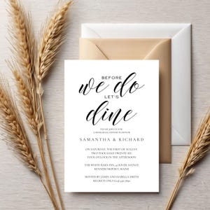 Simple Rehearsal Dinner Invite,Rehearsal Dinner Invitation,Wedding Rehearsal Dinner Invite,Editable Rehearsal Dinner Invite,Dinner Itinerary