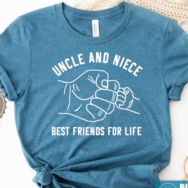 Uncle And Niece Best Friends For Life tshirt, Shirt for Uncle, New Uncle Gift, Gift for Her, Uncle And Niece Shirt, Uncle Birthday Gift