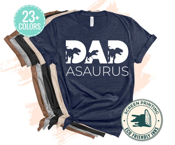 Dad-asaurus T Shirt Daddy Saurus 