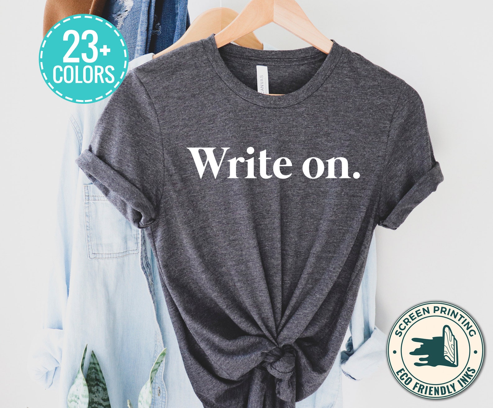 Write on T Shirt Writer Gifts Writing Tshirt Funny Graphic - Etsy
