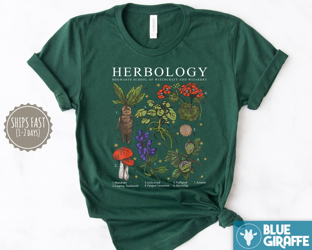 Herbology Plants Tshirt, Herbology Shirt, Gift for Plant Lover
