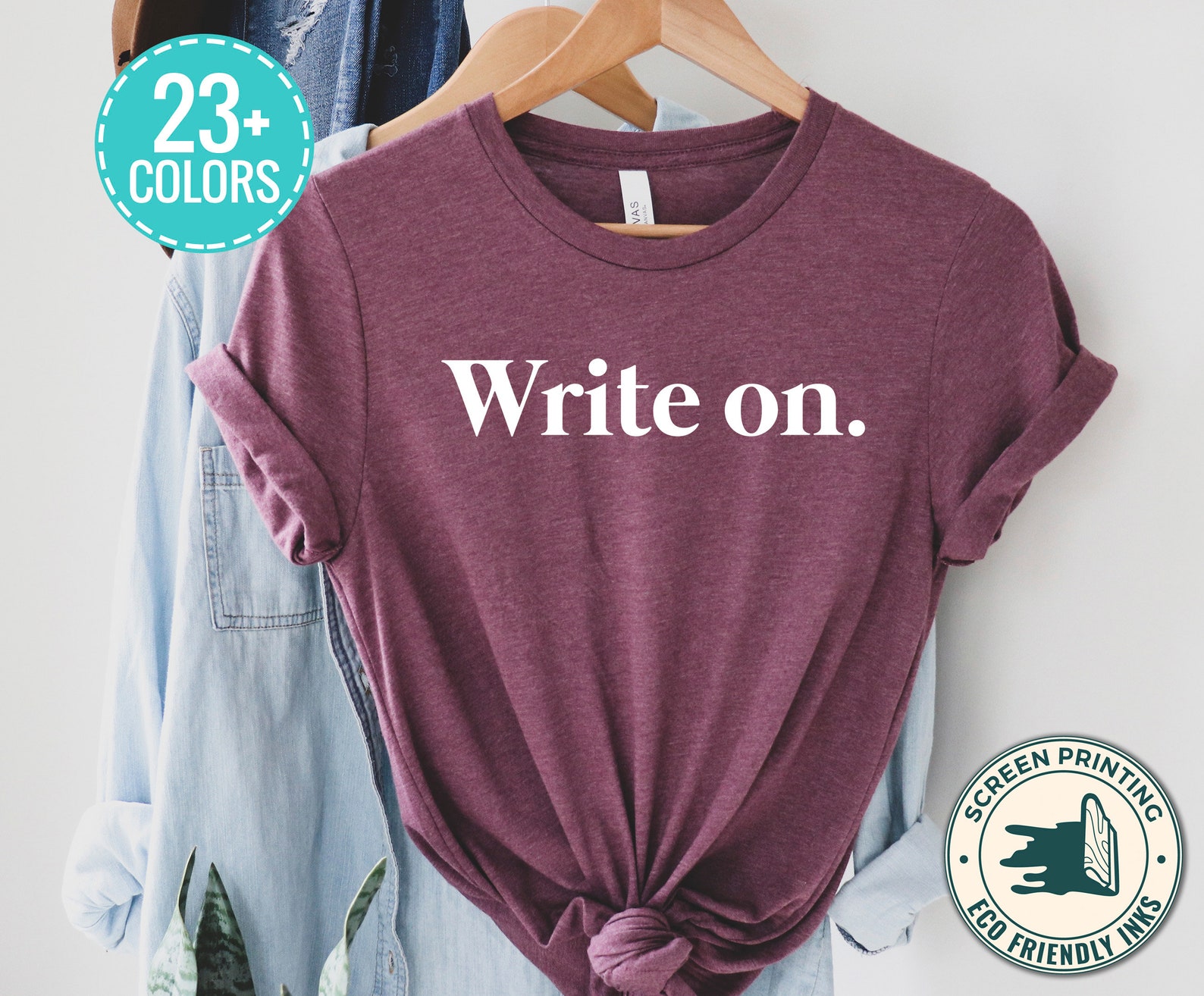 Write on T Shirt Writer Gifts Writing Tshirt Funny Graphic - Etsy