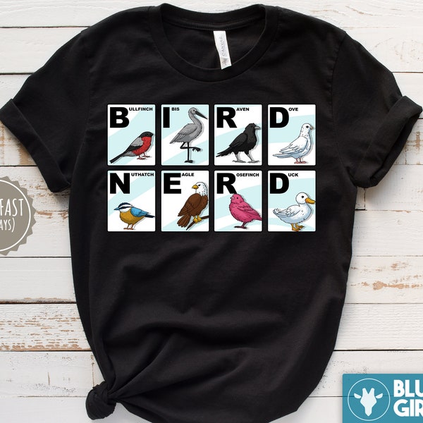 Bird Nerd Shirt, Bird Watching Tshirt, Vintage Retro Birdwatching, Watcher Gifts T-Shirt, Birding Lover Shirts, Ornithologist