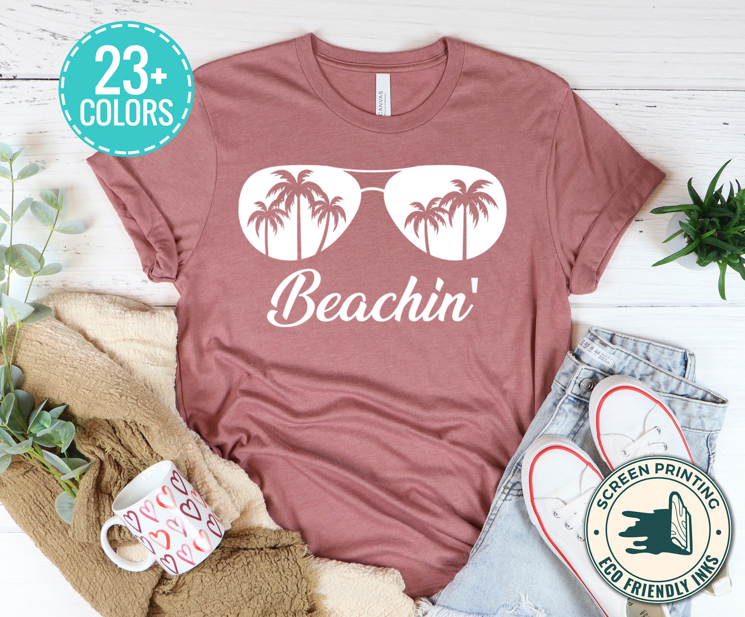 Beachin' T Shirt Summer Shirt Beach 
