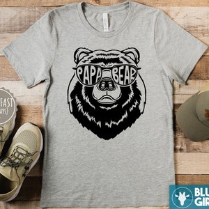 Men's Papa Bear Shirt, Gift for dad, Father gifts, Father Gift Ideas