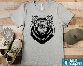 Papa Bear T-Shirt, Dad Shirt Fathers Day, gift for dad, husband present, Papa Bear Shirt