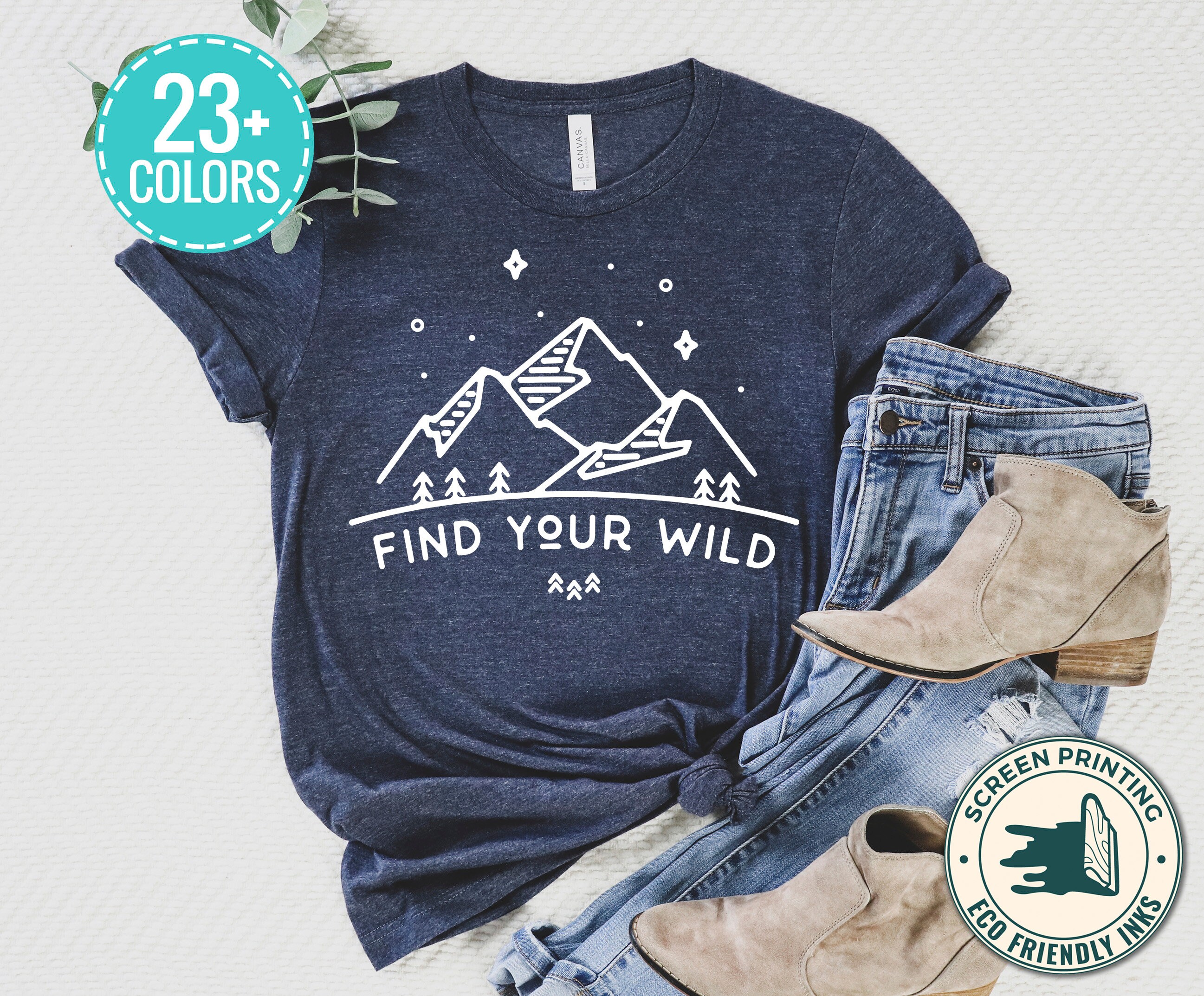Vind je wilde t-shirt Nature Graphic 