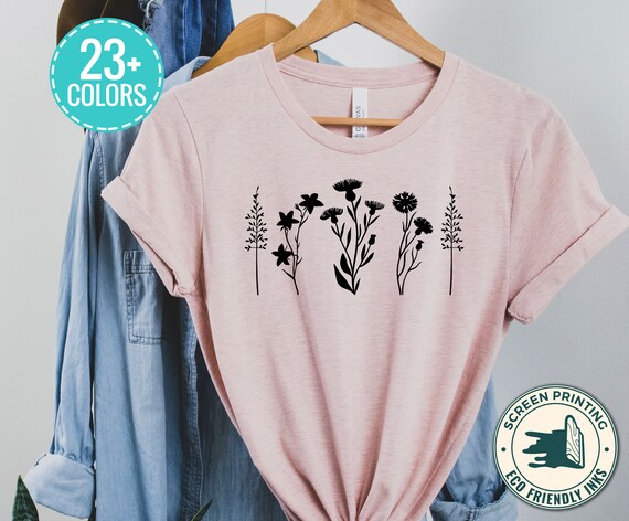 Simple Flower Design T-Shirts & T-Shirt Designs