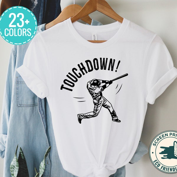 Touchdown Funny T Shirt, Funny Baseball T-shirt, Funny Ironic Football Shirt, Ironic Sports Shirt