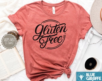 Gluten Free TShirt, Gluten Allergy Shirt, Gluten Free Tshirt, Gluten Free Shirt, Celiac Disease Shirt, Food Allergy, Funny Gluten Shirt