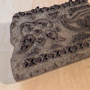 Vintage Paisley Printing Block | Wood Carved Printing Block