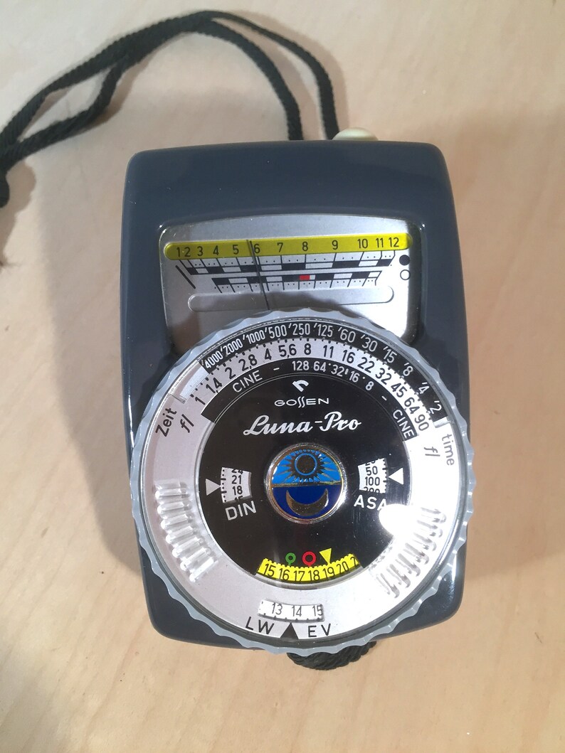 Gossen Luna Pro Exposure Meter Vintage Light Meter Vintage Etsy