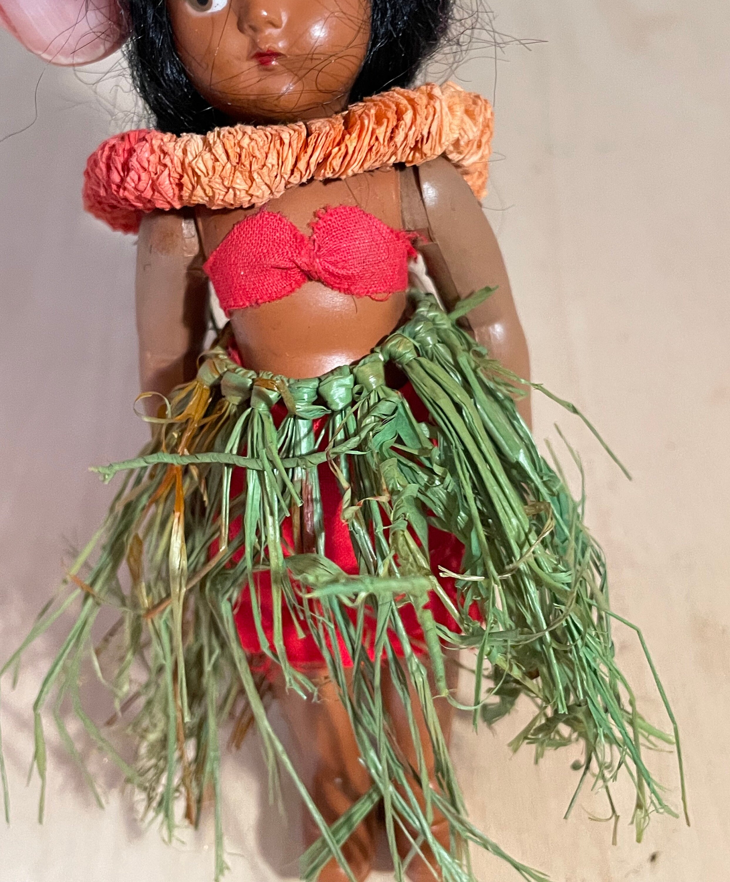 『2年保証』 Hula 1950's | Doll Hawaiian Vintage Doll Doll Denny Elsie | コレクション