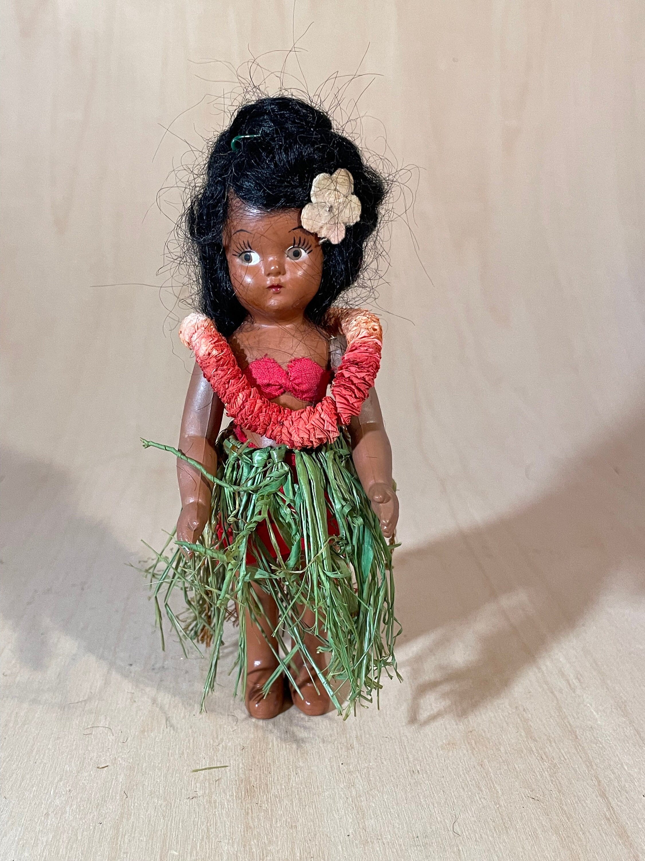 Vintage Hula Doll - Etsy
