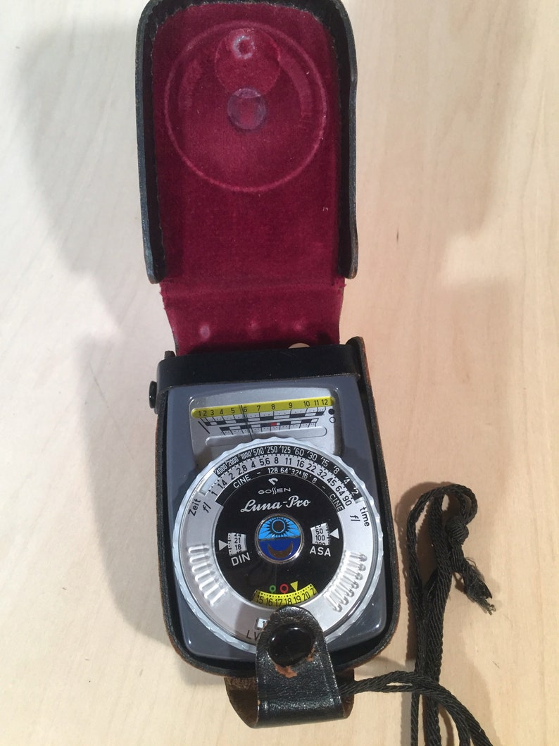 Gossen Luna Pro Exposure Meter Vintage Light Meter Vintage Etsy