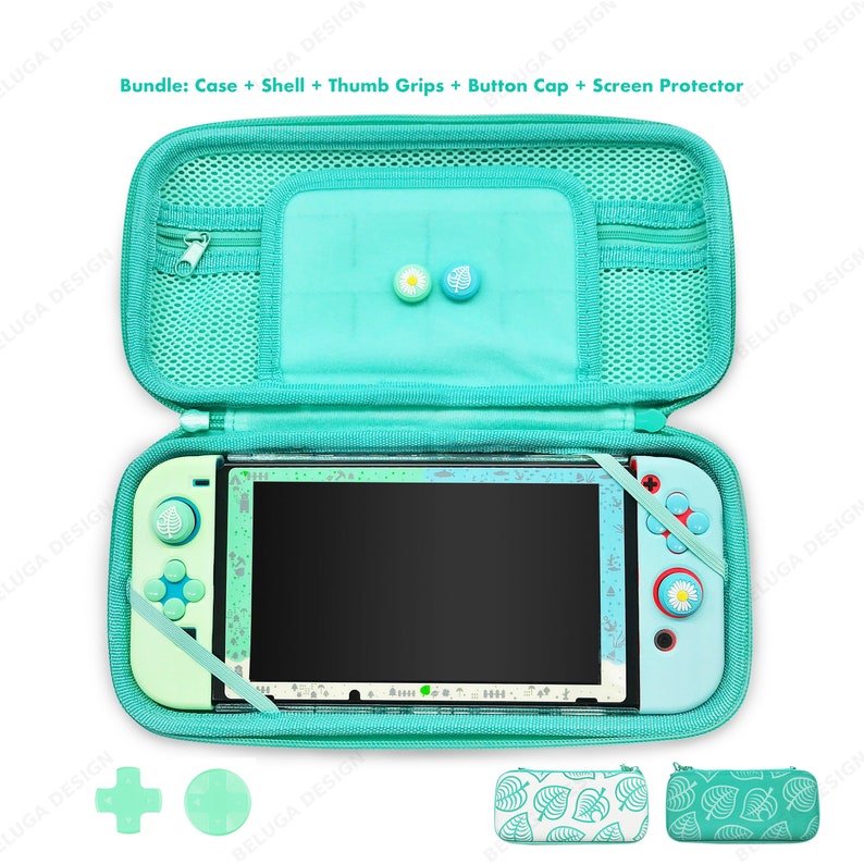Animal Crossing Carrying Case Nintendo Switch & Lite Hard Etsy