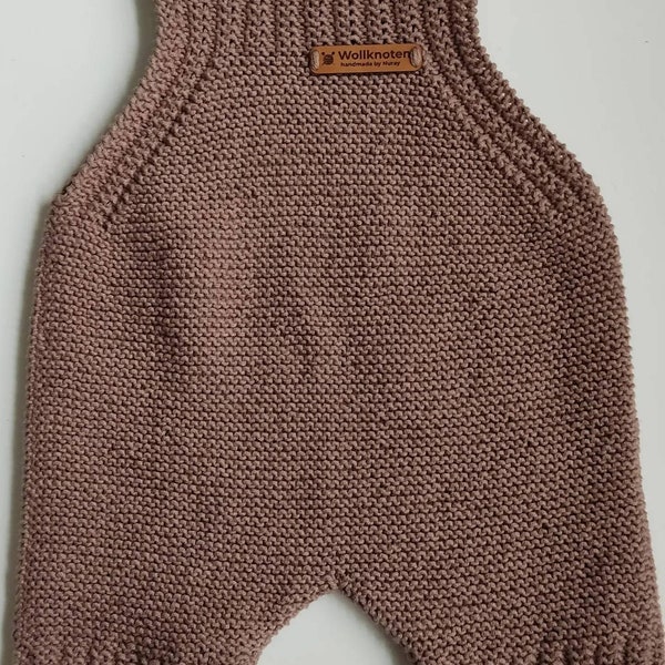 Baby Jumpsuit Strickware Neugeborene Baby Strampler Baby Strampler Baby Body Set Baby schöne handgestrickte kurze Latzhose Strickwaren