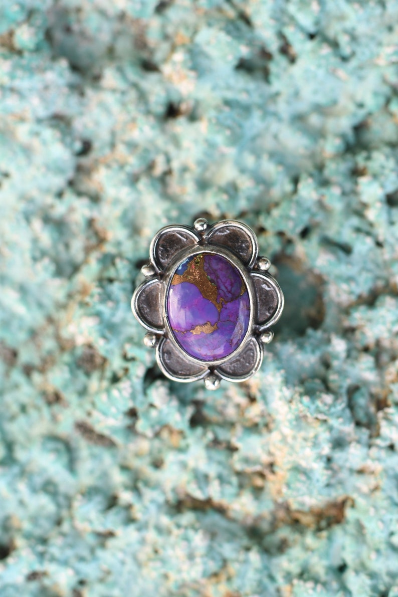 Purple Mojave ring size 7.75