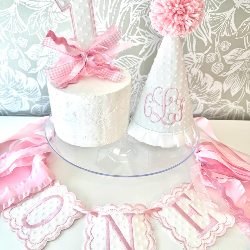 Happy Birthday Partyhut Für Mädchen & Kids – Rosa, Aus Polyester