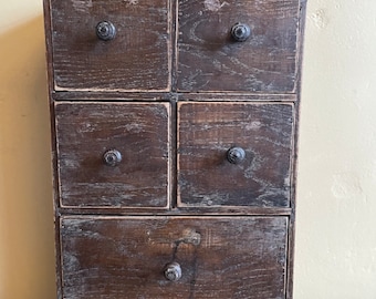 Hanging Cupboard with Drawers French