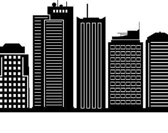 PHOENIX Skyline Umriss Silhouette Vektor svg eps jpg png