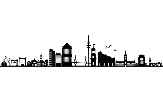 Goodtimes Frühstücksbrett Mit Hamburg-Skyline – 23x15x1 Cm | Originelles Fan-Geschenk