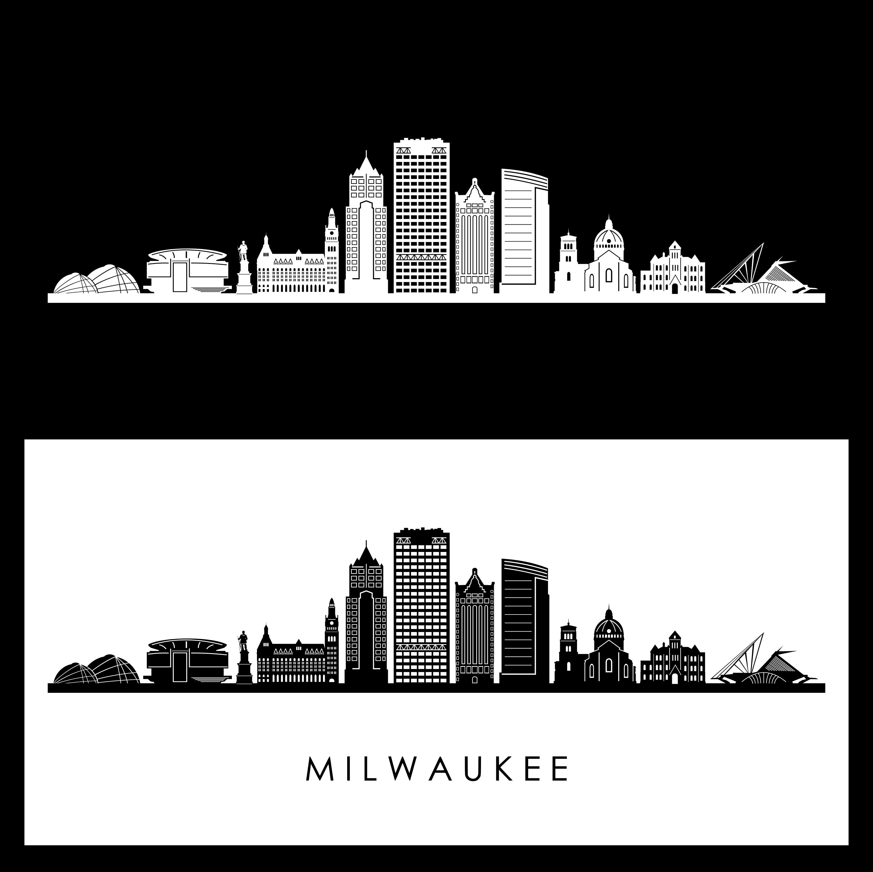 Milwaukee Skyline Vector