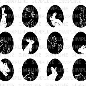 EASTER Eggs Symbols Vector Graphic svg eps png