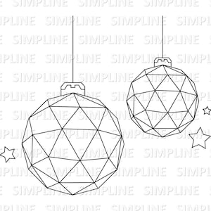 CHRISTMAS BALL 3D Silhouette Vector Graphics svg eps png