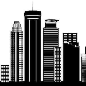 MINNEAPOLIS Minnesota City SKYLINE Outline Silhouette Vector svg eps jpg png