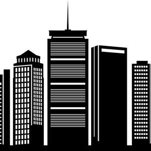 BOSTON Skyline Outline Silhouette svg eps jpg png