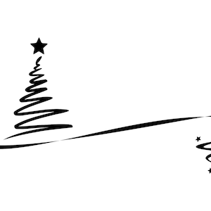 ALBERO DI NATALE ALBERO DI NATALE Silhouette Vector Graphic svg eps jpg png