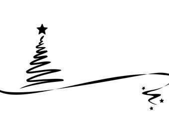 ÁRBOL DE NAVIDAD ÁRBOL DE NAVIDAD Silueta Vector Gráfico svg eps jpg png