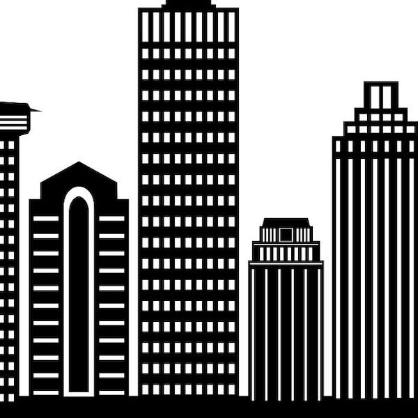 New Orleans Skyline Outline - Etsy