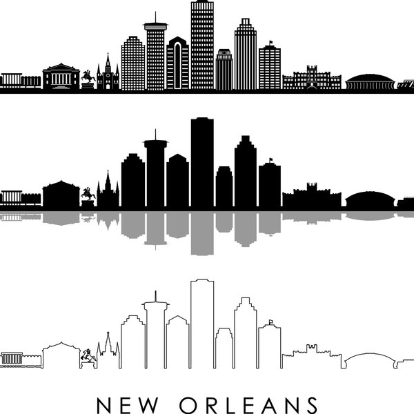 New Orleans Skyline - Etsy