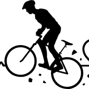 BIKE MOUNTAIN MOUNTAIN BIKE Outline Silhouette Vector svg eps jpg png