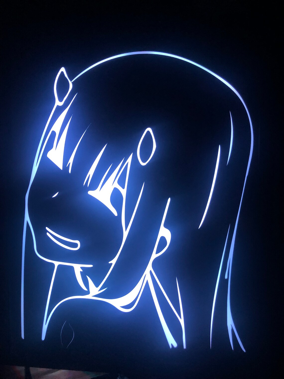 Zero Two girl Neon Sign Anime Neon Sign FREE SHIPPING Etsy