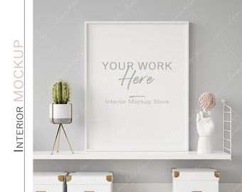 Frame mockup, Poster Mockup, Mockup in interior, Mockup Poster, Mockup, Mock, Minimalist mockup, Scandinavian interior frame mockup