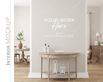 Scandinavian farmhouse living room interior, Wall mockup,  Poster Mockup, Mockup in interior,  Mockup, Minimalist mockup, Farmhouse Interior