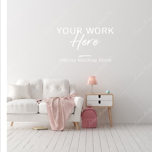 Blank Wall, Empty Wall mockup, Minimalist mockup, Living room mockup, Empty Wall, Wall mockup