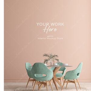 Empty Wall mockup, Minimalist mockup, Living room mockup, Interior frame, wall mockup