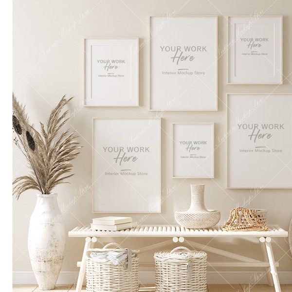 Frame mockup, Poster Mockup, Mockup in interior, Mockup Poster, Mockup, Mock, Minimalist mockup, Scandi-Boho interior frame mockup