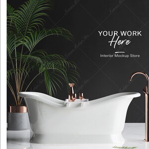 Empty Wall mockup, Minimalist mockup, Living room  mockup, Interior frame, wall mockup