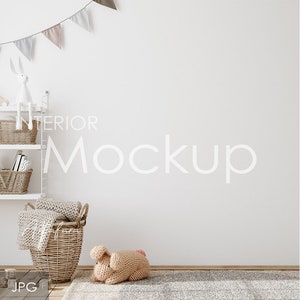 Blank Wall, Empty Wall mockup, Minimalist mockup, Living room mockup, Empty Wall, Wall mockup, kids room, nursery
