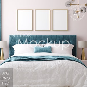 Frame mockup in home interior